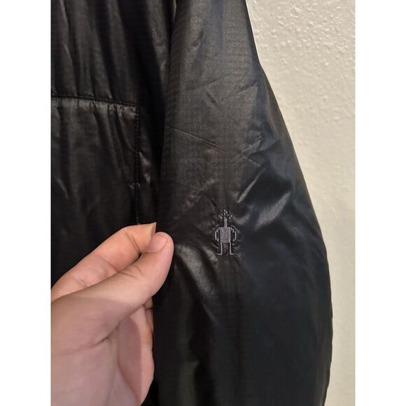 Smartwool Mens Large Smartloft 120 Bomber Jacket Black - Picture 3 of 8